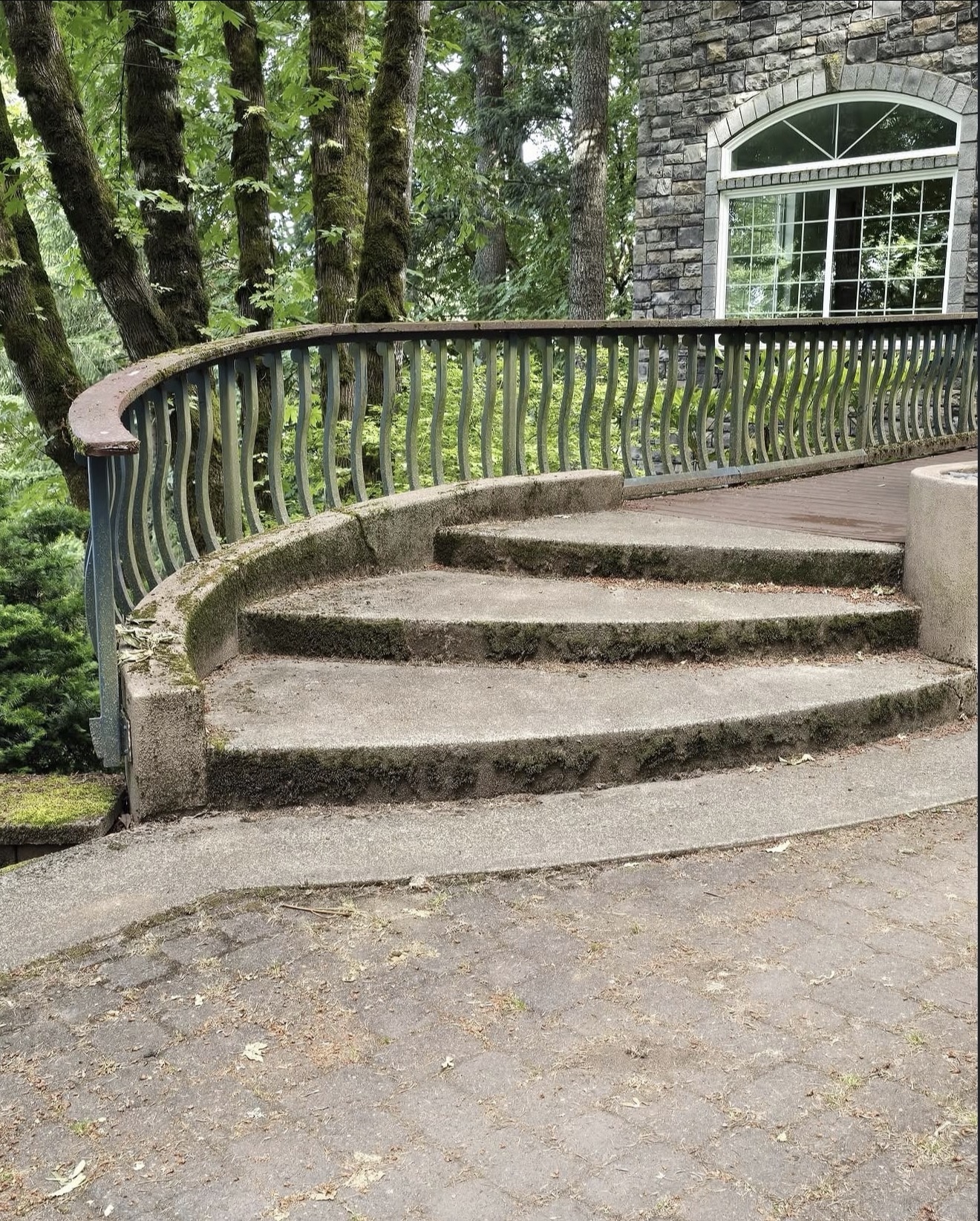 Before power washing