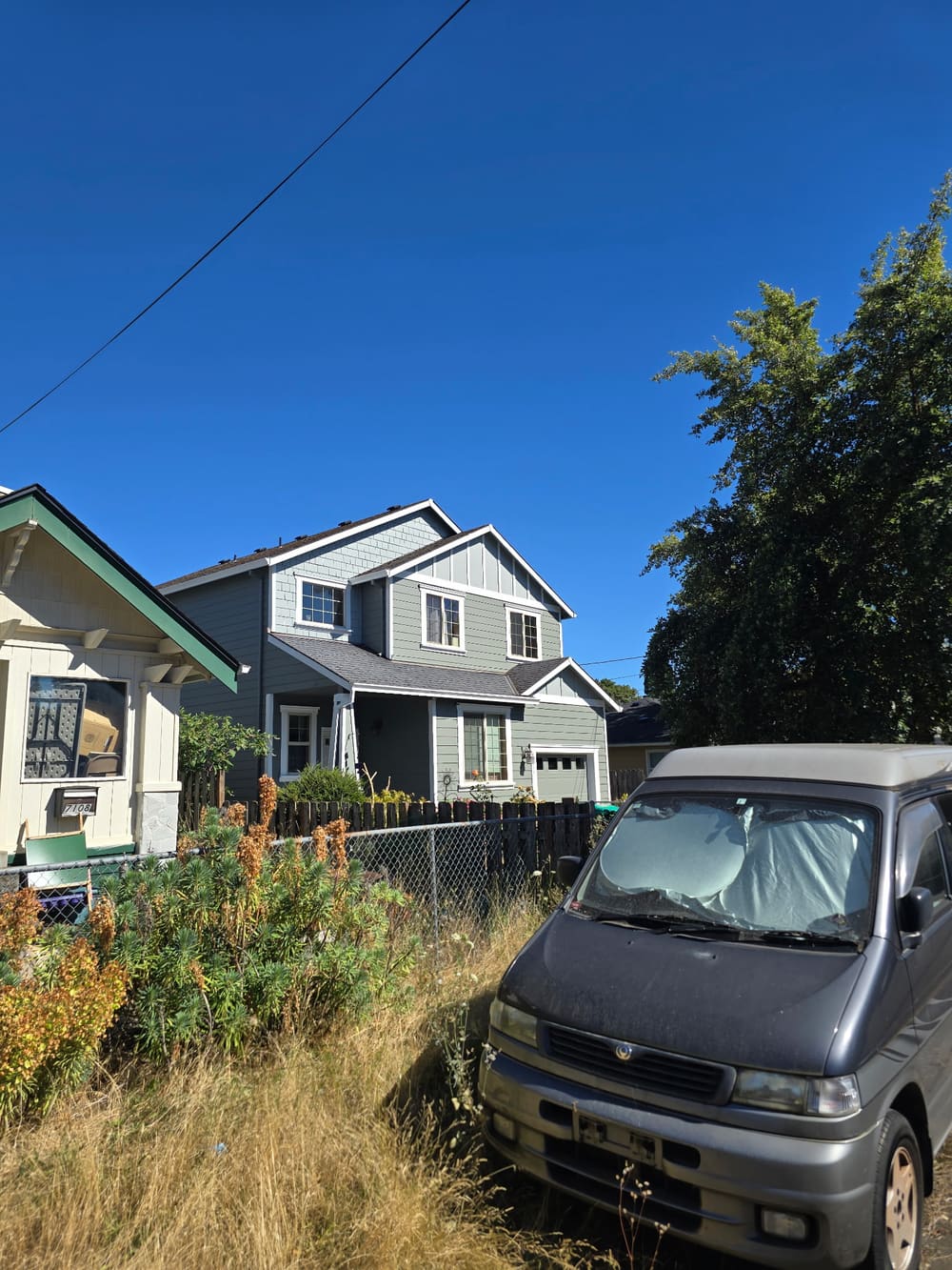 Street view of a completed exterior painting project in Portland, OR